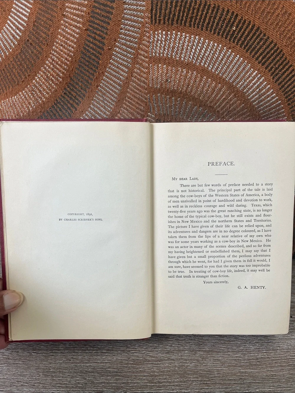 Redskin and Cowboy by G.A. Henty by 1891